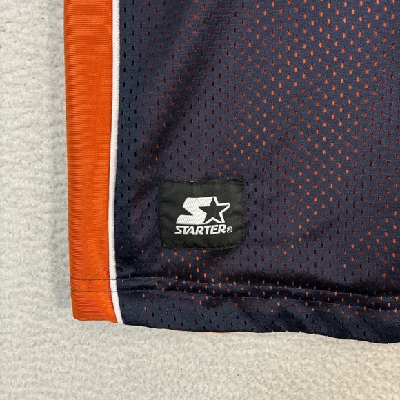 Y2K Starter Reversible Basketball Jersey Men L Blue Orange Sleeveless Vintage - Picture 5 of 8